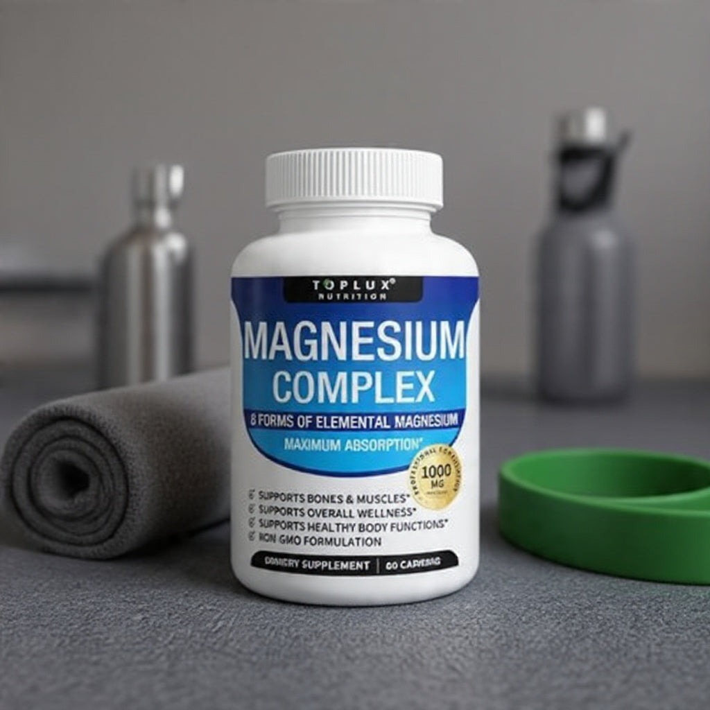 MAGNESIO COMPLEX Energía, Músculos y Huesos Fuertes