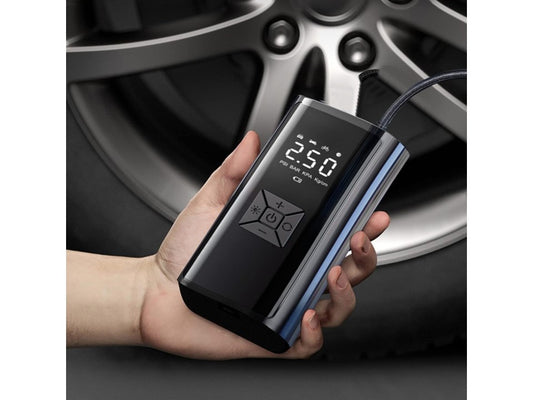 🚗 Compresor Eléctrico Portátil 12V – Potencia y Seguridad en Todo Momento
