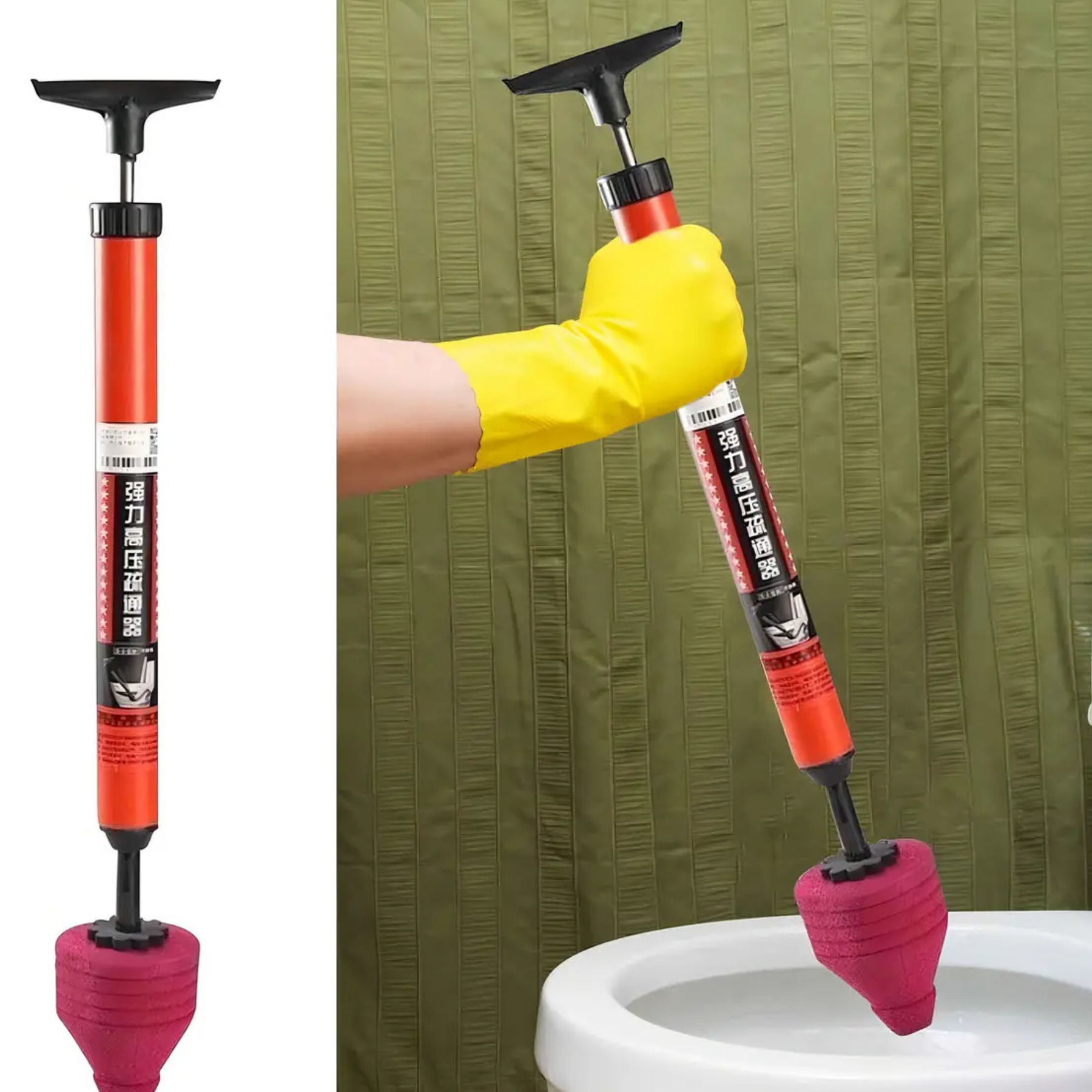 Sopapo Destapador WC Alta Presión 120 PSI 🚽🔥