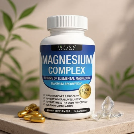 MAGNESIO COMPLEX Energía, Músculos y Huesos Fuertes
