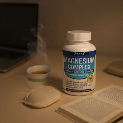 MAGNESIO COMPLEX Energía, Músculos y Huesos Fuertes