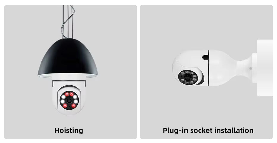Cámara de Seguridad 360° WiFi HD 1080P – Protección Inteligente para Tu Hogar