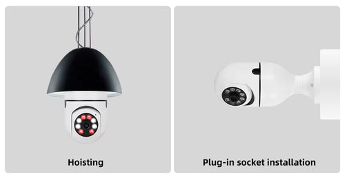 Cámara de Seguridad 360° WiFi HD 1080P – Protección Inteligente para Tu Hogar