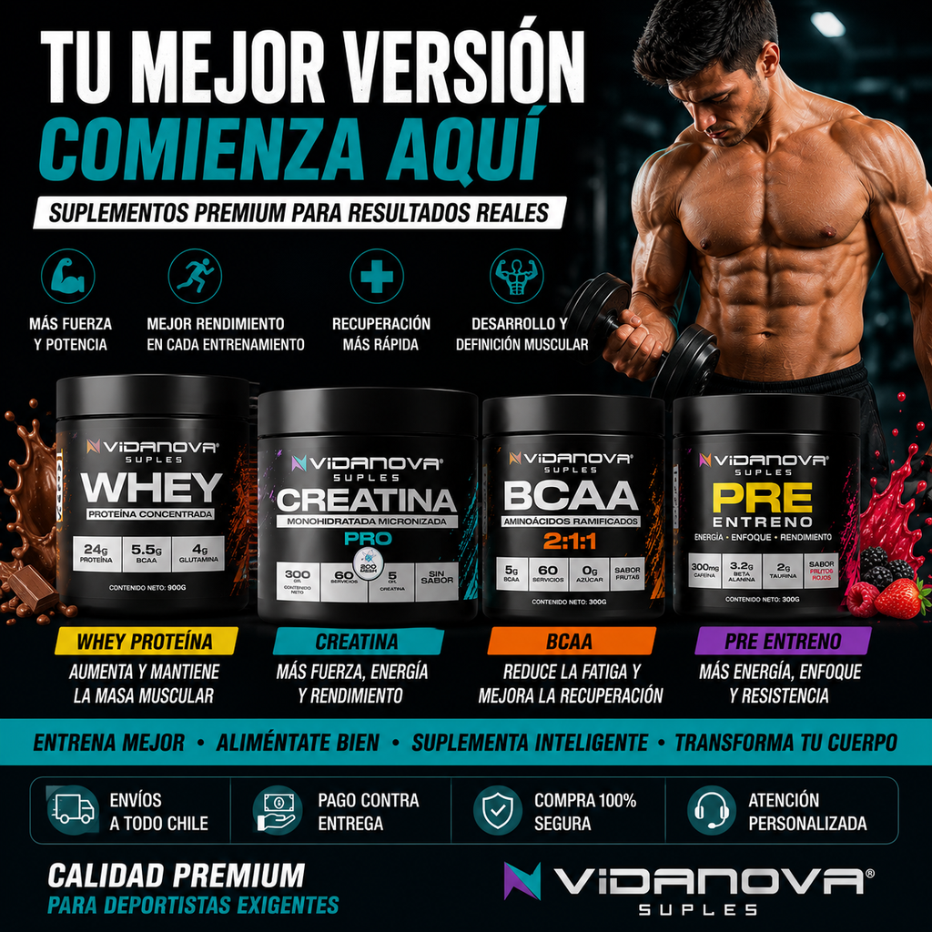 Creatina Monohidratada 300g Premium 200 Mesh | Más Fuerza, Energía y Recuperación Muscular